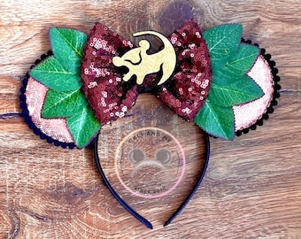 Safari Ears, Animal Kingdom Ears, Safari Minnie ears, Safari Mickey Ears, Minnie Mouse Ears, Cheetah Mickey Ears, Lion King, Animal Kingdom