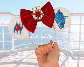 Cruise Mouse Ears, Disney Wish Ears, Magic Cruise Ears, Disney Cruise Minnie Ears, Cruise Mickey Ears, Disney Cruise Mouse Ears,Dream Cruise