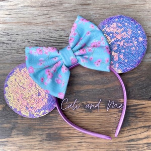 Flower and Garden Festival Minnie Ears, Epcot Minnie Ears, Minnie Mouse Ears, Floral Minnie Ears, Floral Mouse Ears, Flower and Garden Ears