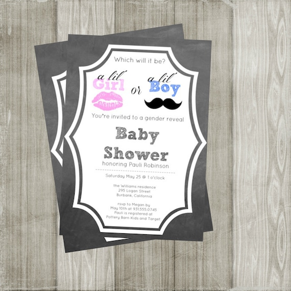 Items similar to Gender neutral baby shower invitation on Etsy