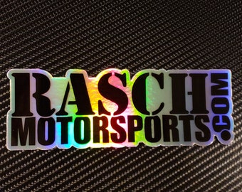 Drag Racing Decal, Rasch Motorsports 6"x2"