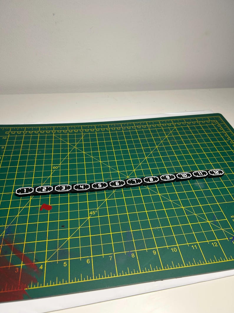 Shape Cut Ruoer 12 Inch Chain Ruler for Tabletop Wargaming - Etsy UK