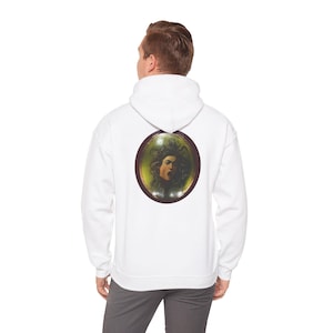 Medusa-tryck på baksidan | Gud är en kvinna-hoodie | Estetisk överdimensionerad tröja | Grafisk hoodie | Trendig tröja | Present till henne | Mysig vinter