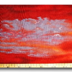 Red Sunset - Fabric By The Yard