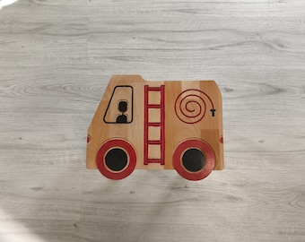 wooden kids stoll,wooden vehicle kids stool,birthday gift for kids,nursery room,wooden kids furniture,handcrafted
