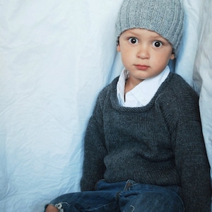 Little Mans Rolled Neck Sweater image 7