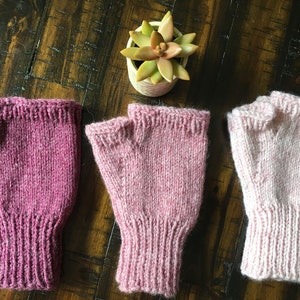 Fingerless Texting Gloves Man, Woman, Child. Your Choice of Color and Size