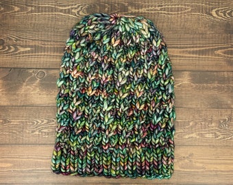 Hunter Camo Green Cable Knit Spinnaker Beanie