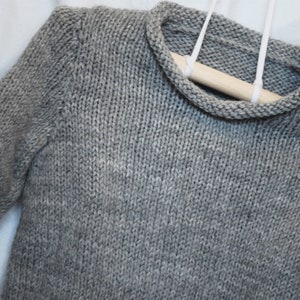 Little Mans Rolled Neck Sweater image 5
