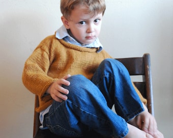 Rolled Collared Sweater Baby Toddler Youth