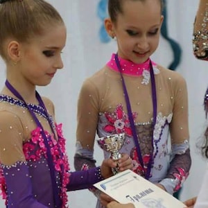 Rhythmic Gymnastics Leotard  Ice Figure Skating Dress RG-leotard for competition Dance Leotard Acrobatic  Rock&#39;nRoll leotard