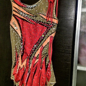 Rhythmic Gymnastics Leotard  Figure Skating Dress RG-leotard for competition Dance Leotard Acrobatic Rock&#39;n&#39;Roll dress