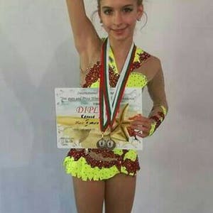 Rhythmic Gymnastics Leotard Ice Figure Skating Dress RG-leotard for competition Dance Leotard