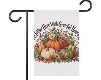 Thanksgiving Garden Flag 12x18