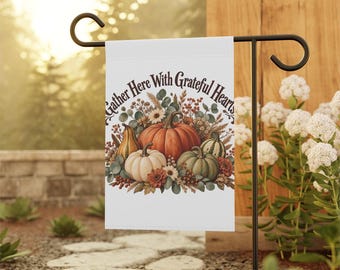 Thanksgiving Garden Flag 12x18