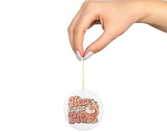 Adorno de tarta acogedora para el Día de Acción de Gracias, decoración rústica de otoño, idea de regalo para la anfitriona.