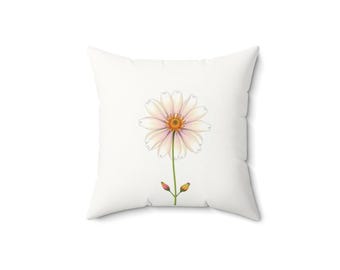 Cojín botánico de flores silvestres, regalo de Acción de Gracias, decoración de temporada