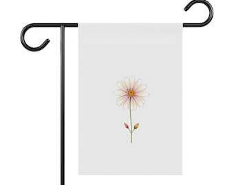 Minimalist Wildflower Garden Flag, Thanksgiving Gift