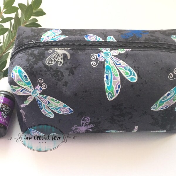 READY TO SHIP Large Essential 18 Oil Bag Carrying Case Makeup Bag Christmas Gift DoTerra Young Living Essential Oils