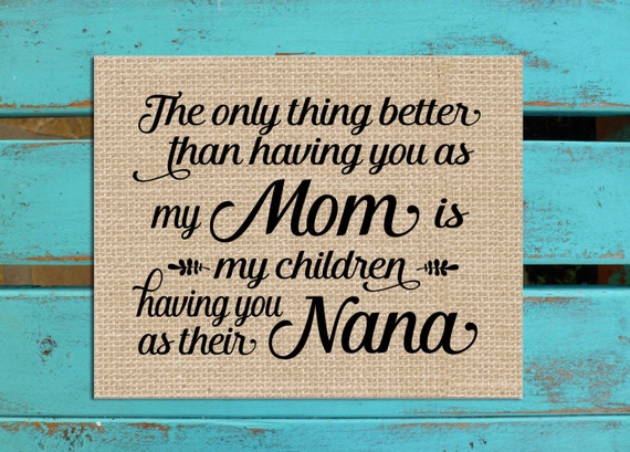 nana mothers day gifts