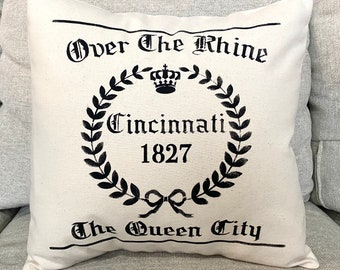 Cincinnati OTR pillow