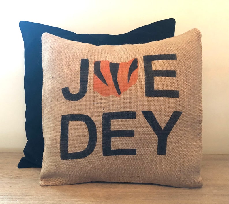 Burlap Joe Dey Cincinnati Bengals Pillow image 1