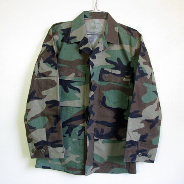 Army Camouflage Jacket EXTRA SMALL