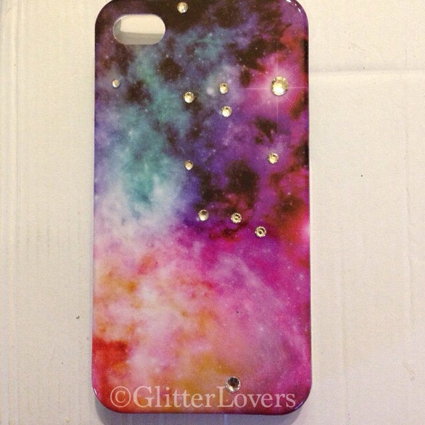 iPhone 4/4s crystal galaxy case