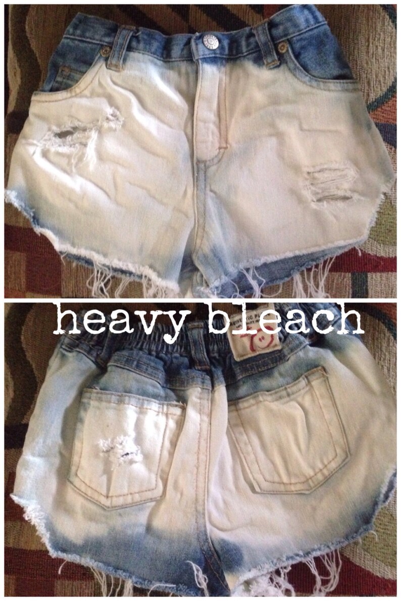 Baby girl distressed cut off jean shorts hipster shorts Etsy