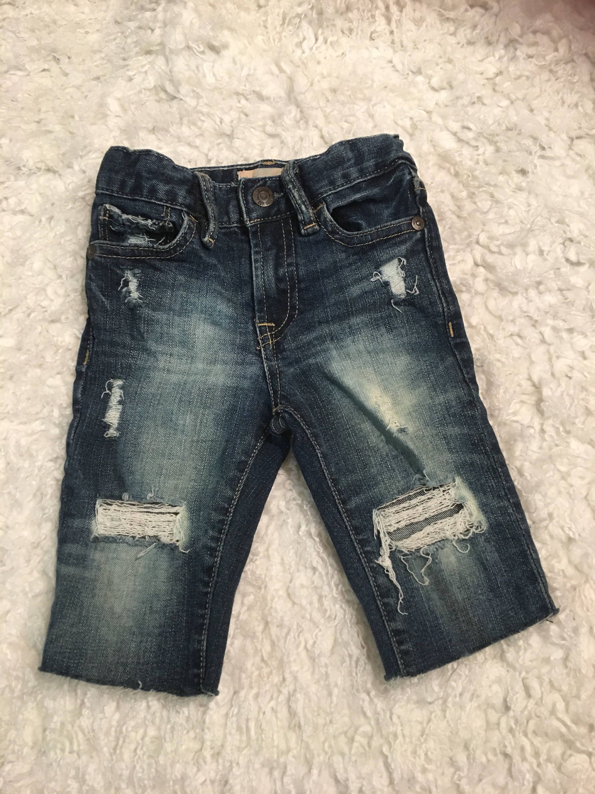 Distressed denimbaby/toddler boy jean shorts hipster kids Etsy