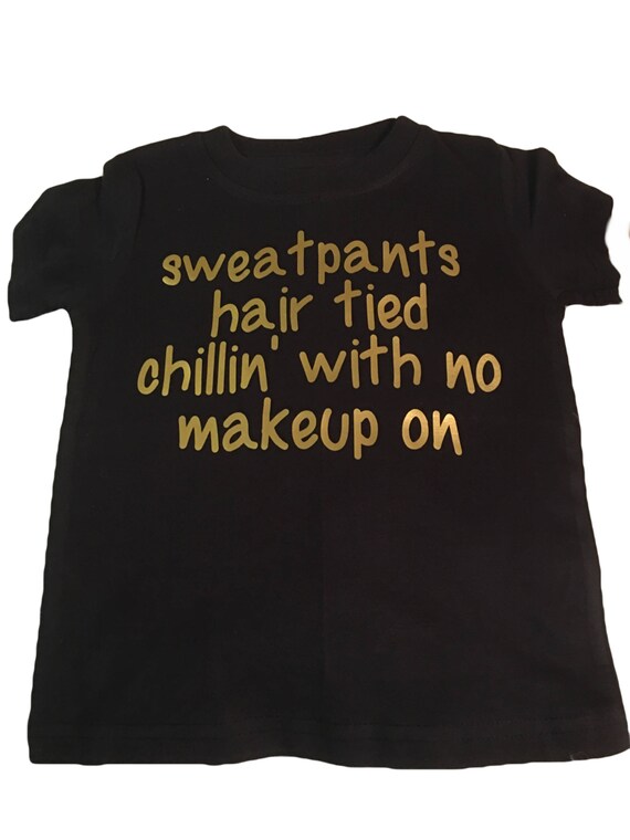 Sweatpants Hair Tied Graphic Tshirt Toddler Tshirts Rap Etsy