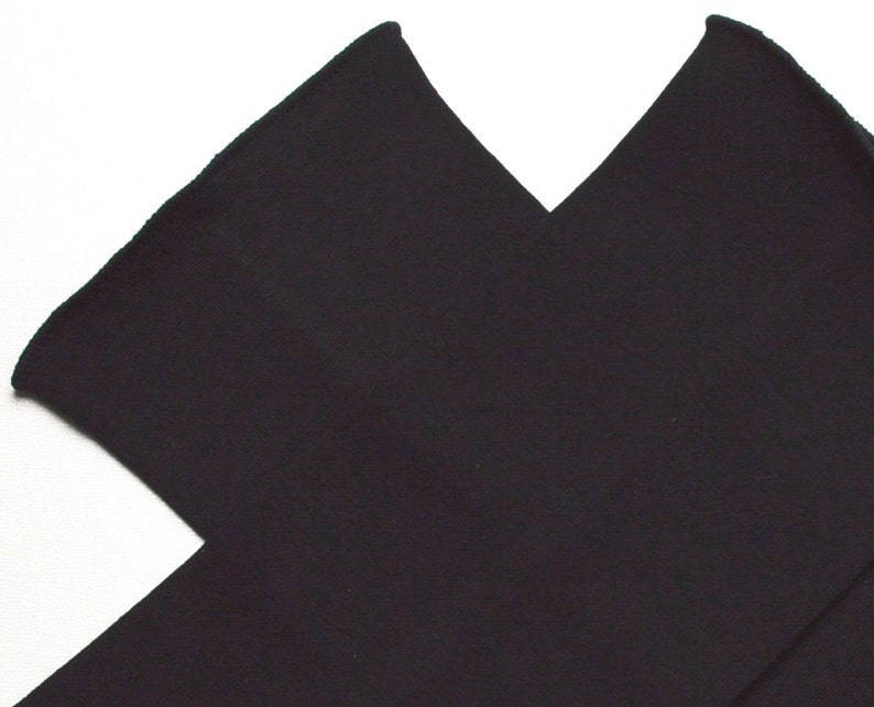 Sommerstulpen schwarz Baumwoll-Jersey 25 cm lang Bild 3