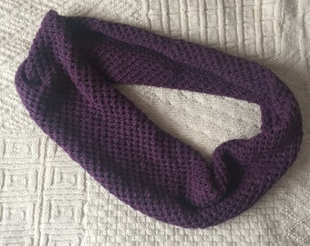 Infinity Scarf, Circle scarf, long loop scarf,lace pattern scarf, chunky cowl scarf, ladies cowl scarf, mens infinity scarf