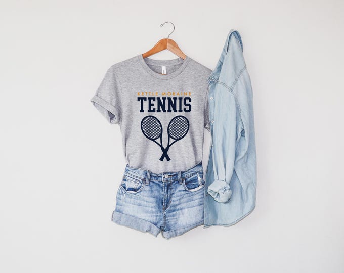 Kettle Moraine Lasers Tennis Tee, Lasers Tennis Short Sleeve Shirt, Adult & Youth
