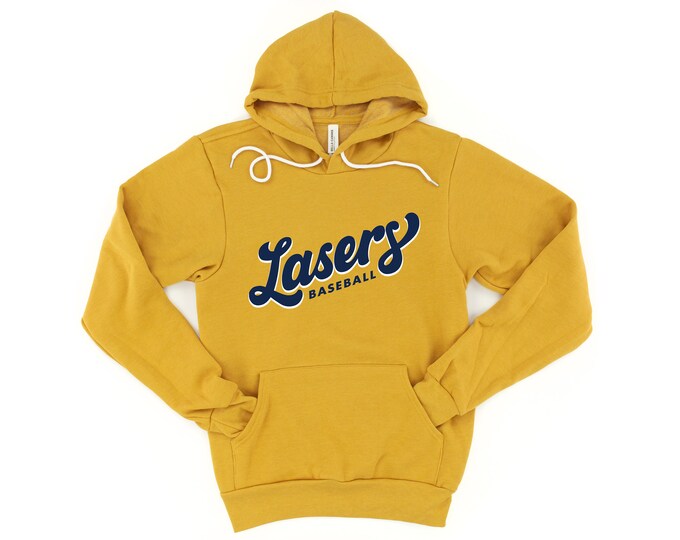 Adult Lasers Baseball Hoodie, Kettle Moraine Lasers Baseball Sweatshirt