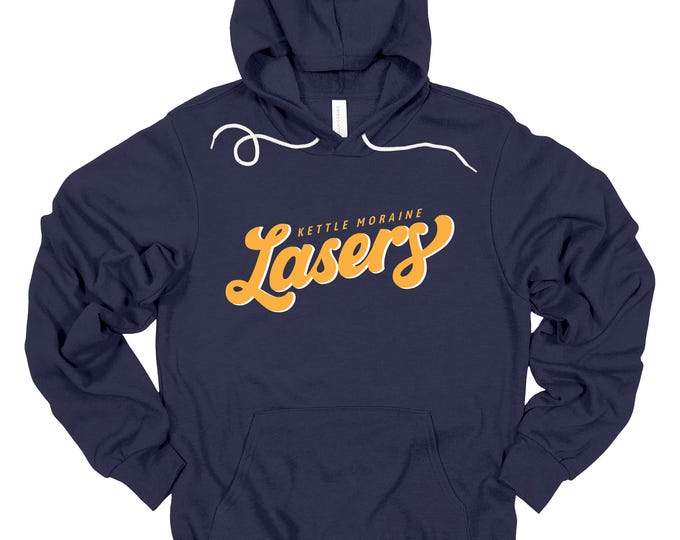 Adult Kettle Moraine Lasers Hoodie, KM Lasers Sweatshirt