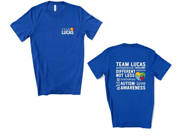 Team Lucas T-shirts - Toddler, Youth & Adult