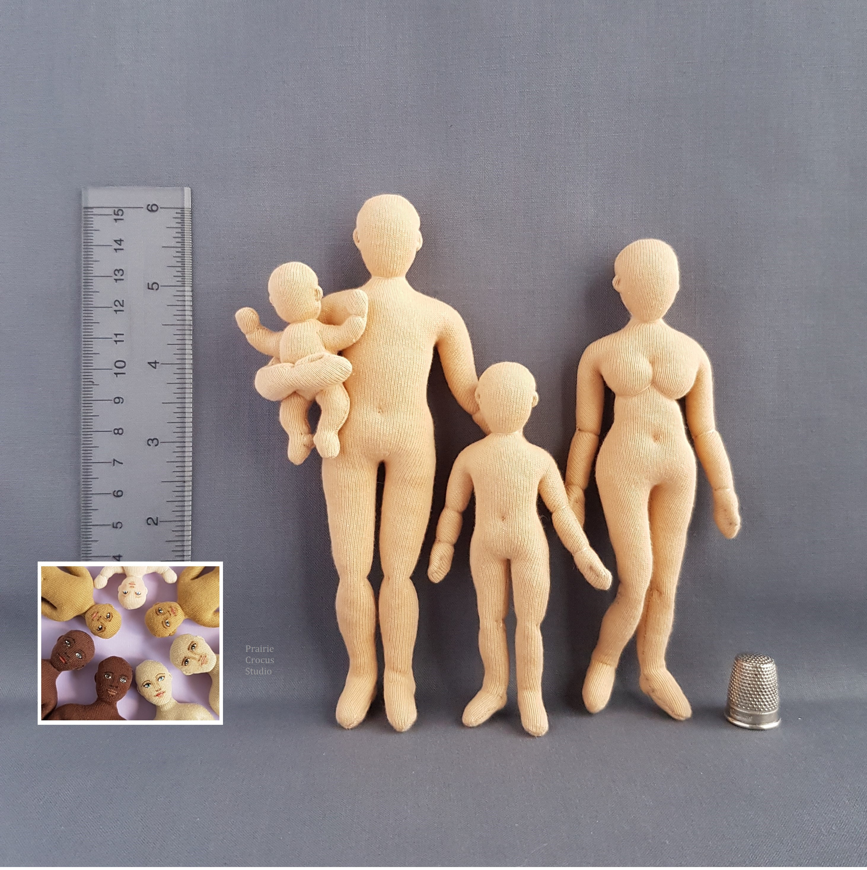 1:12 Scale Puppet Dollar Model for 6" Action Figure Doll Toys 