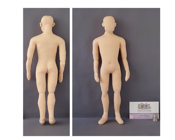 PDF Pattern 16 Scale 12 Cloth Doll Man 30 Cm DIY Male pic
