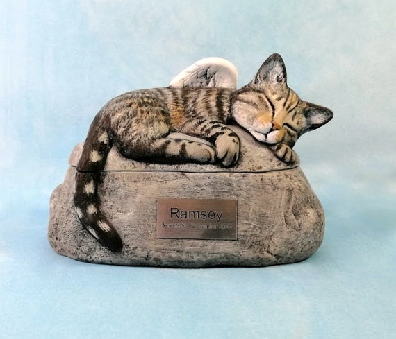 Plaque funéraire pour animal - Modèle chat, personnalisable - Boutique  Petits Anges