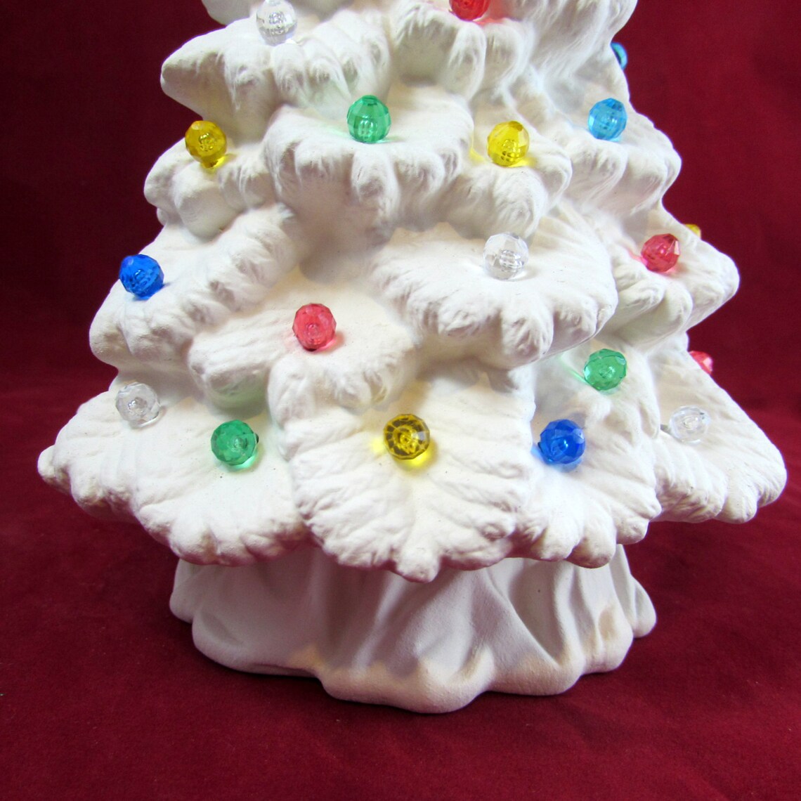 Small Ready to Paint Ceramic Christmas Spruce Tree 8 inches Etsy