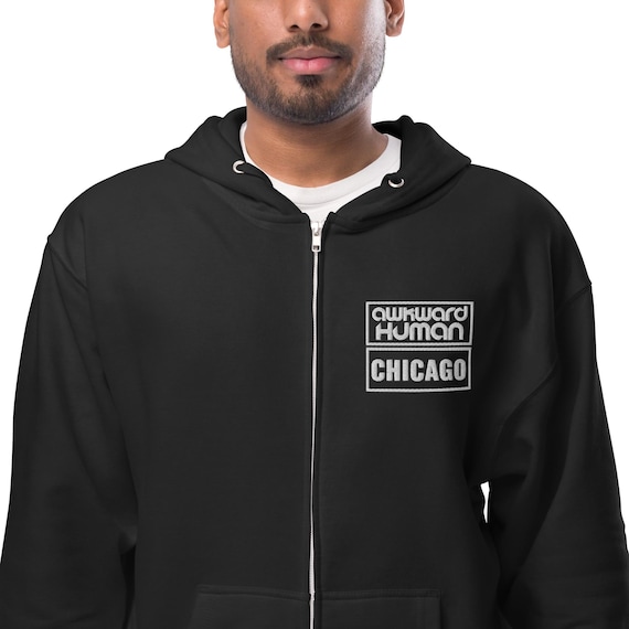 Awkward Classic Chicago - Unisex fleece zip up hoodie