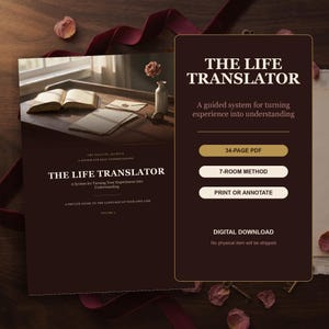 The Life Translator: Self-Discovery Notion Template & Reflection System
