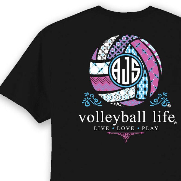 Volleyball T Shirt Etsy