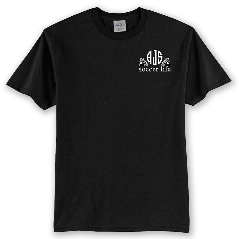 OFFICIAL TM SOCCER Life Custom Monogram T-shirt Soccer Shirt - Etsy