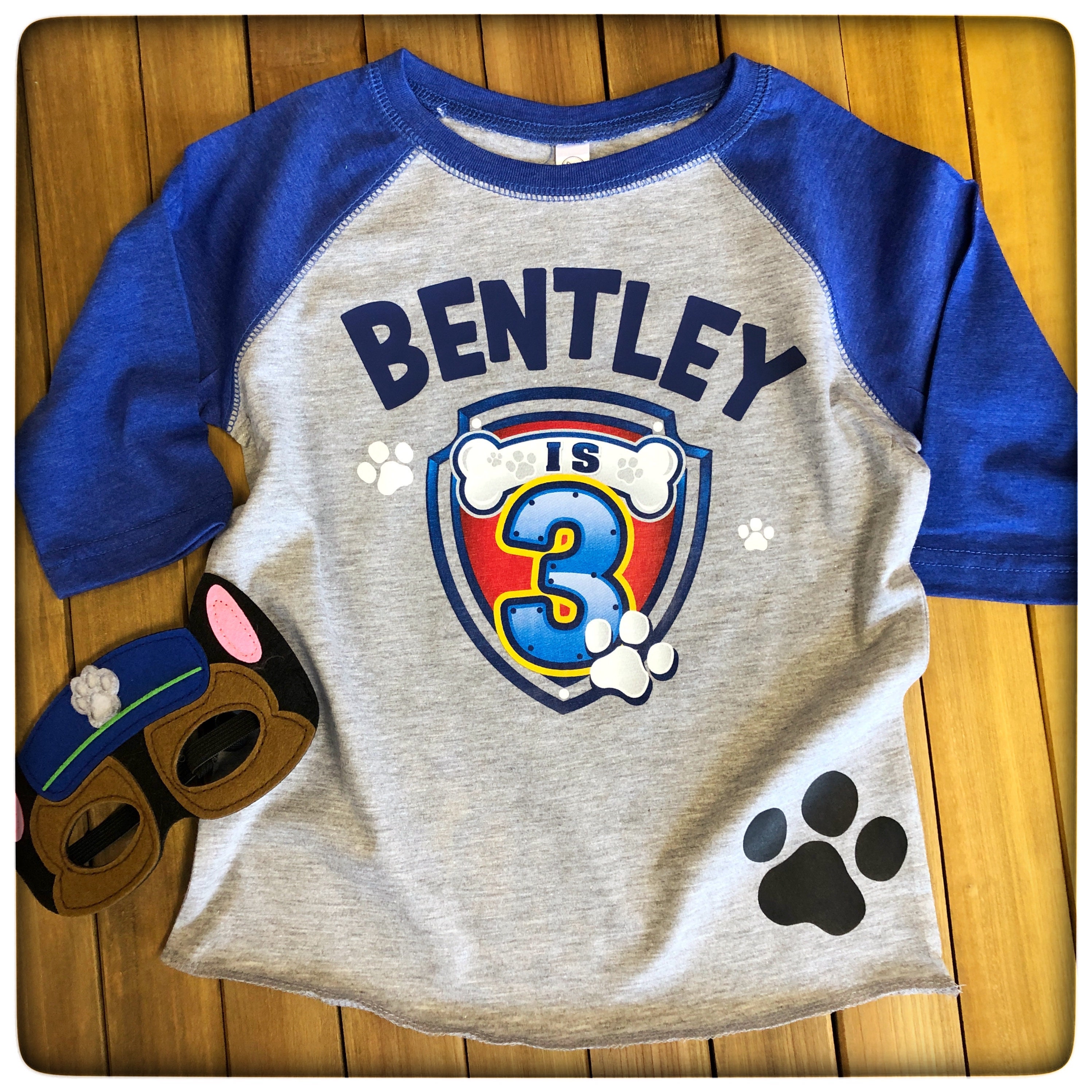 Paw Patrol Inspired Birthday Shirt NAME 