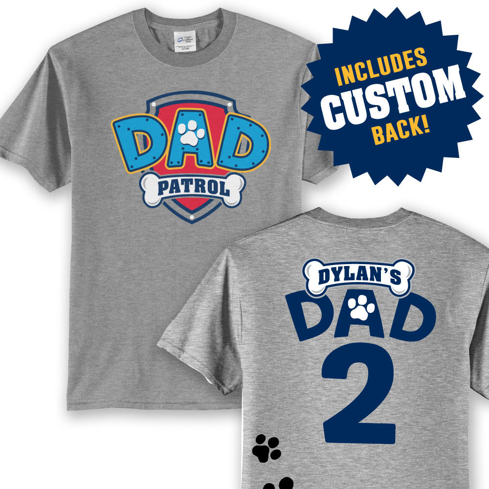 Paw Patrol Inspired Birthday Shirt DAD 