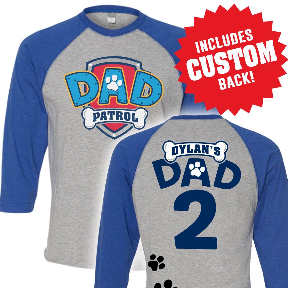 Paw Patrol Inspired Birthday Shirt DAD 