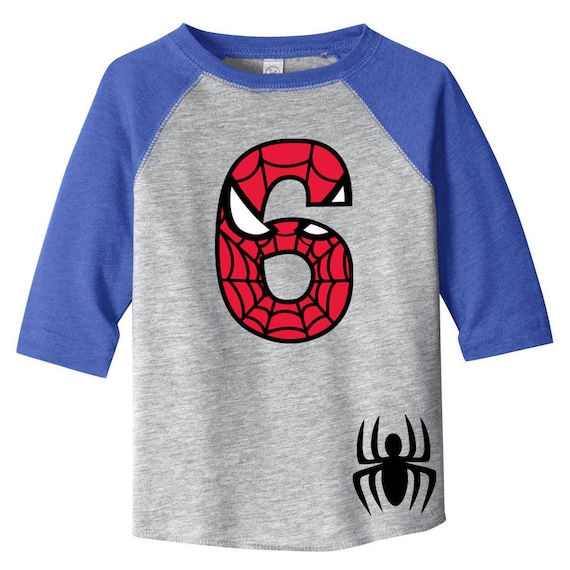 custom spiderman birthday shirt
