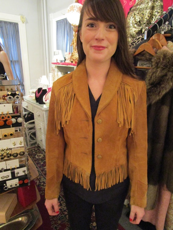 Suede Fringed Jacket by Schott N.Y.C. - image 2